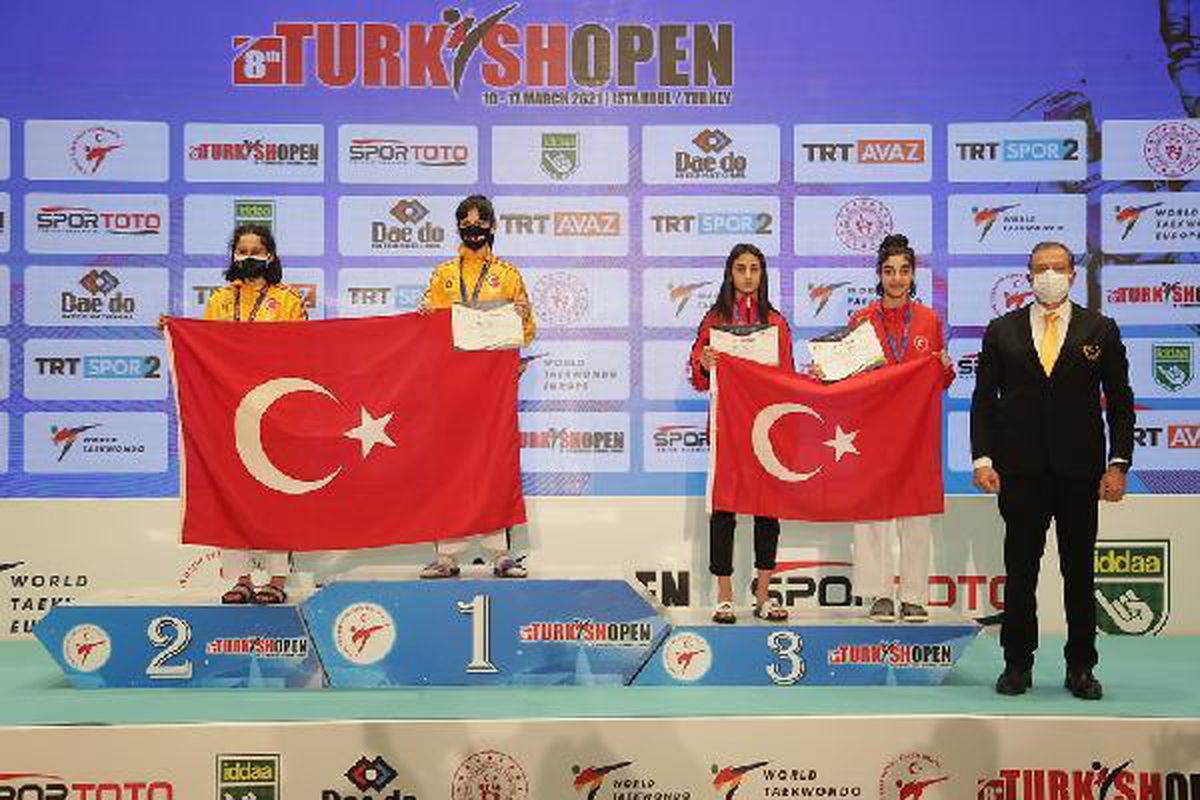 Turkish Open 2021\'in 6\'ncı gününde milli tekvandoculardan 6\'sı altın 22 madalya