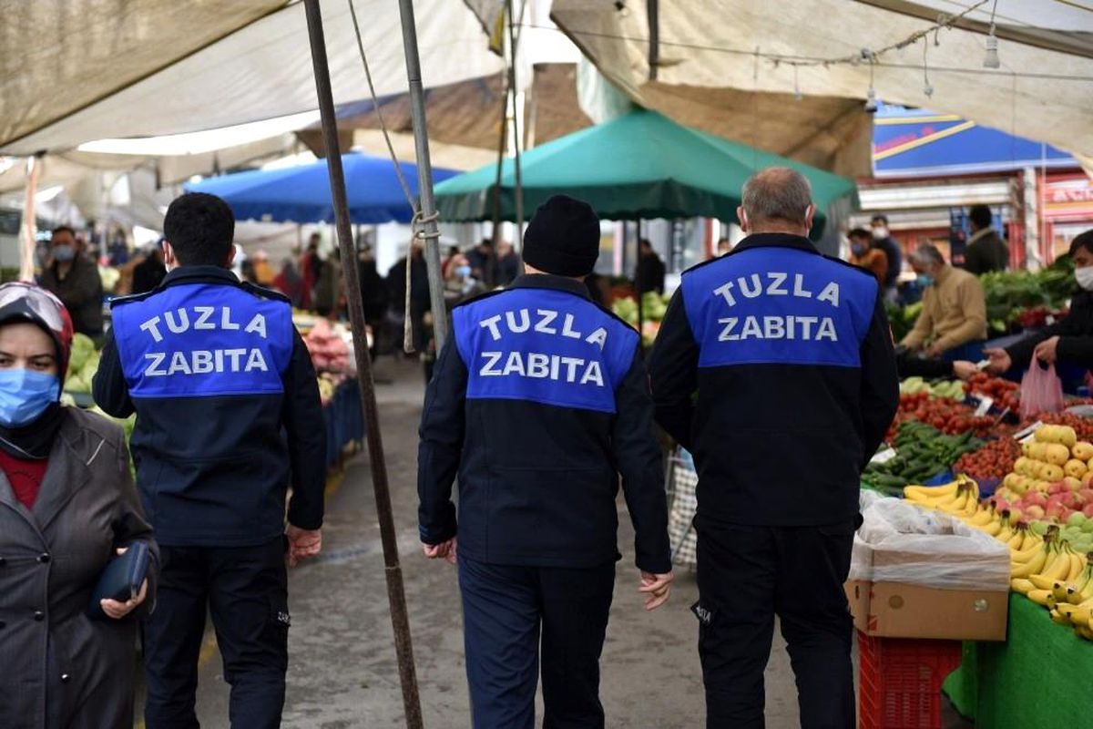 Tuzla\'da korona virüs denetimleri devam ediyor