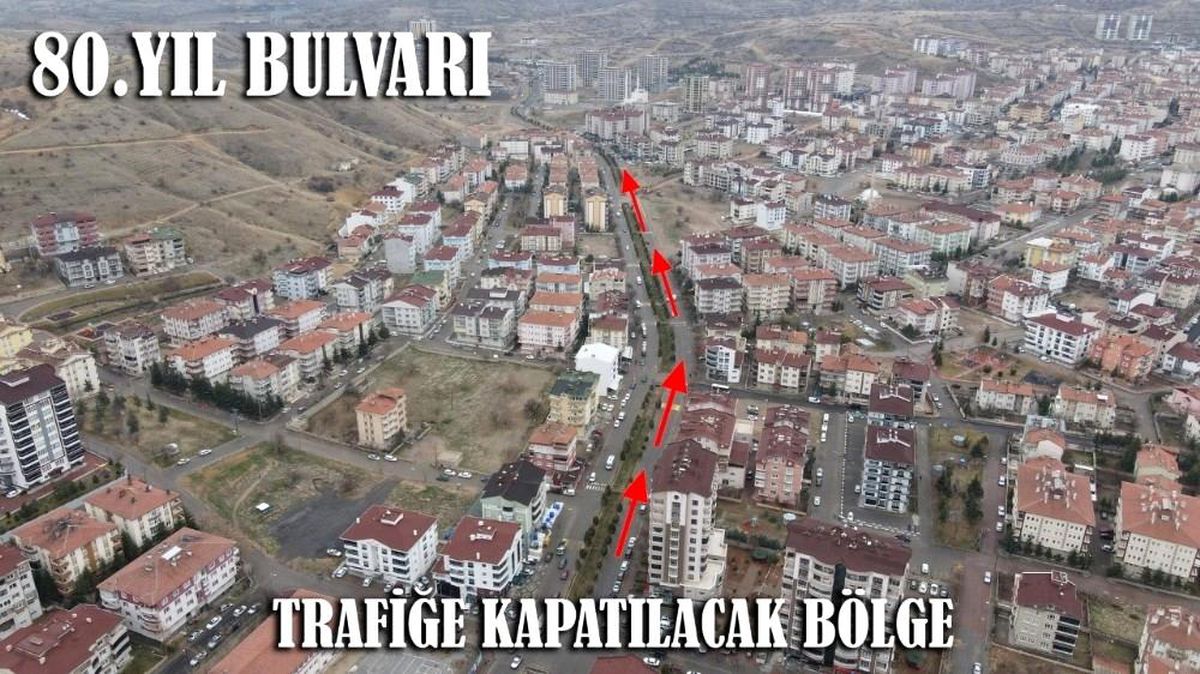 80.yıl bulvarında altyapı ve sıcak asfalt çalışmaları başlıyor