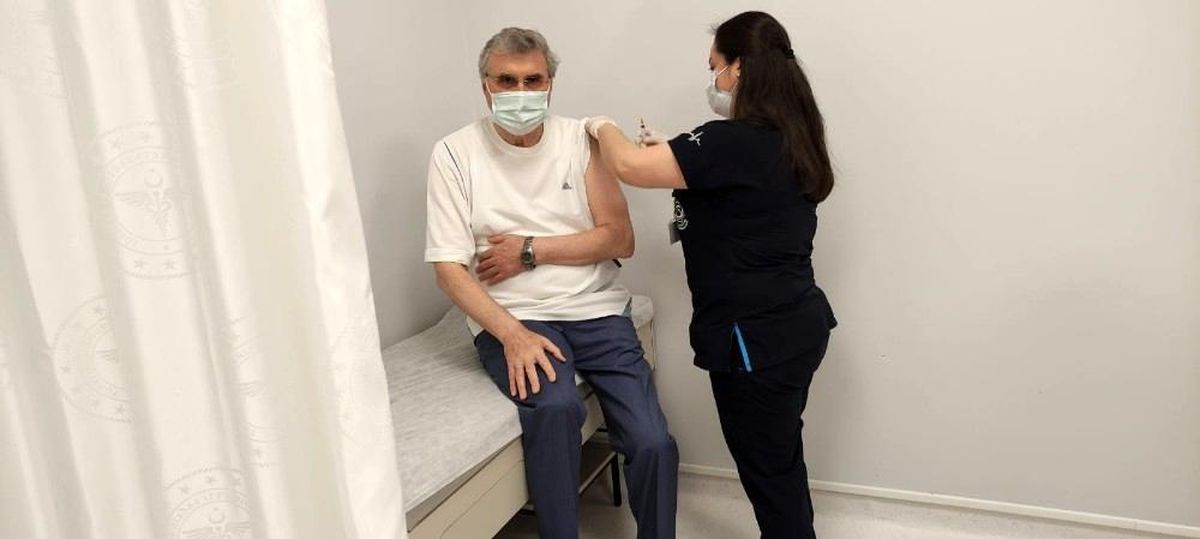 Başkan Yüce, korona virüs aşısı oldu