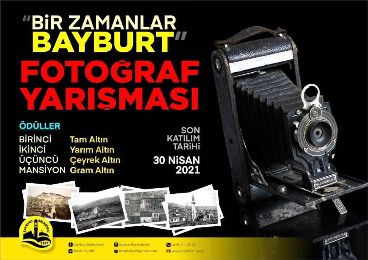 Bayburt\'ta "Bir Zamanlar Bayburt" temalı fotoğraf yarışması