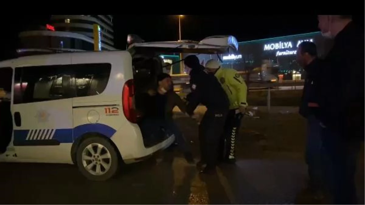 Kısıtlamada polisin \'dur\' ihtarına uymayan alkollü sürücü, kovalamaca sonucu yakalandı