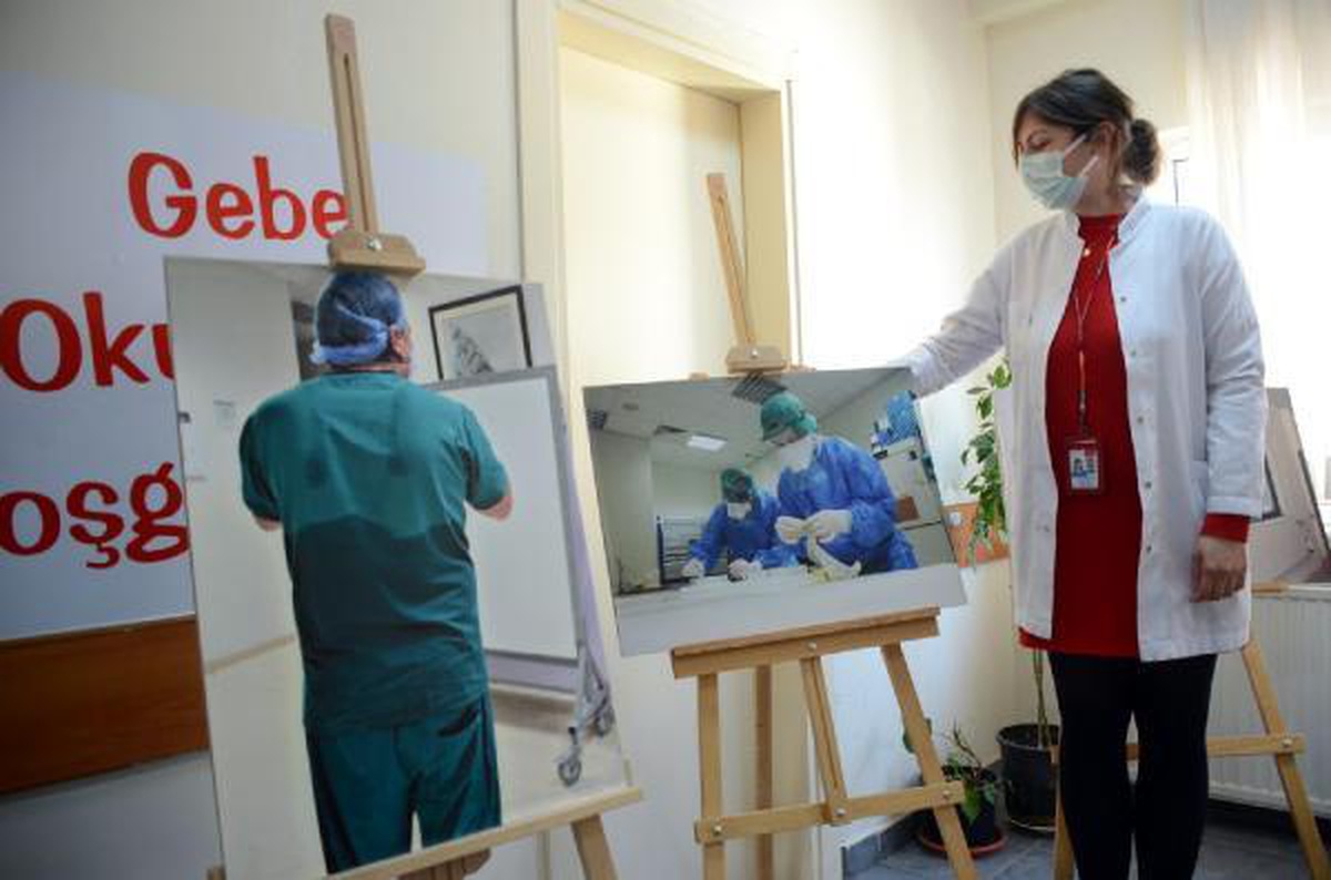 ZONGULDAK Sağlık çalışanlarının zorlu mücadelesini fotoğraflayan doktor, sergi açtı