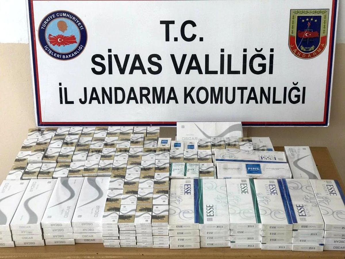 2 bin 690 paket gümrük kaçağı sigara ele geçirildi