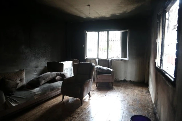 Adana'da evi yanan aileye tadilat desteği