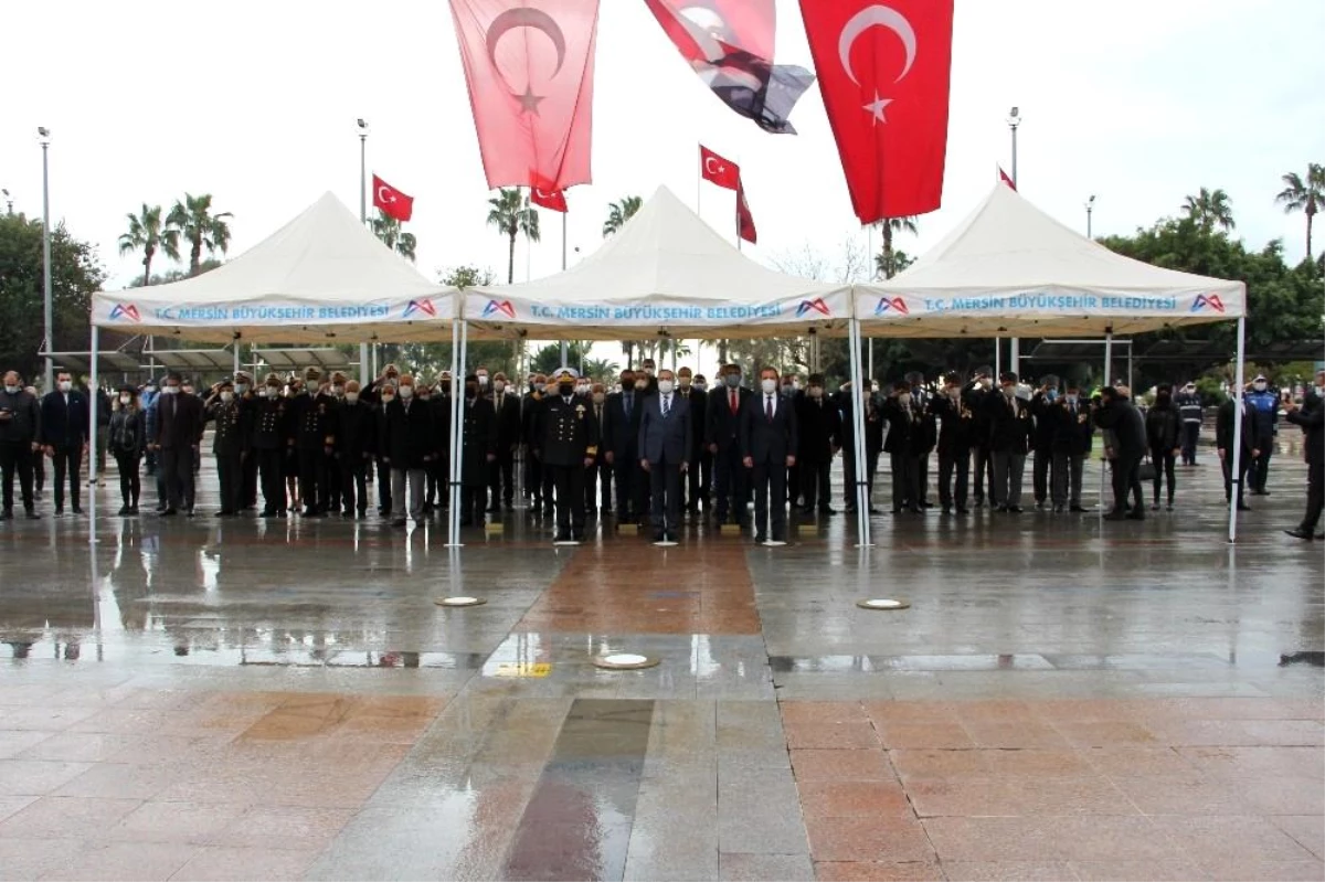 Atatürk\'ün Mersin\'e gelişinin 98\'inci yıl dönümü törenle kutlandı