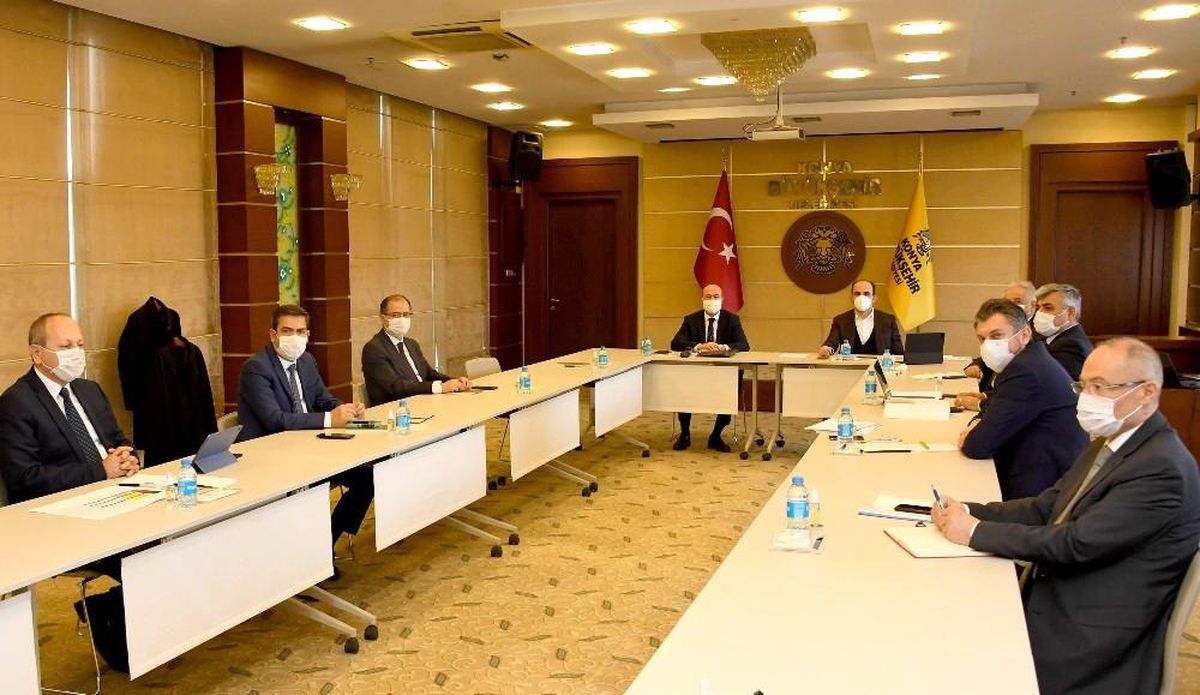Son dakika haberleri... Başkan Altay, merkez ilçe belediye başkanlarıyla 2021 yatırımlarını görüştü