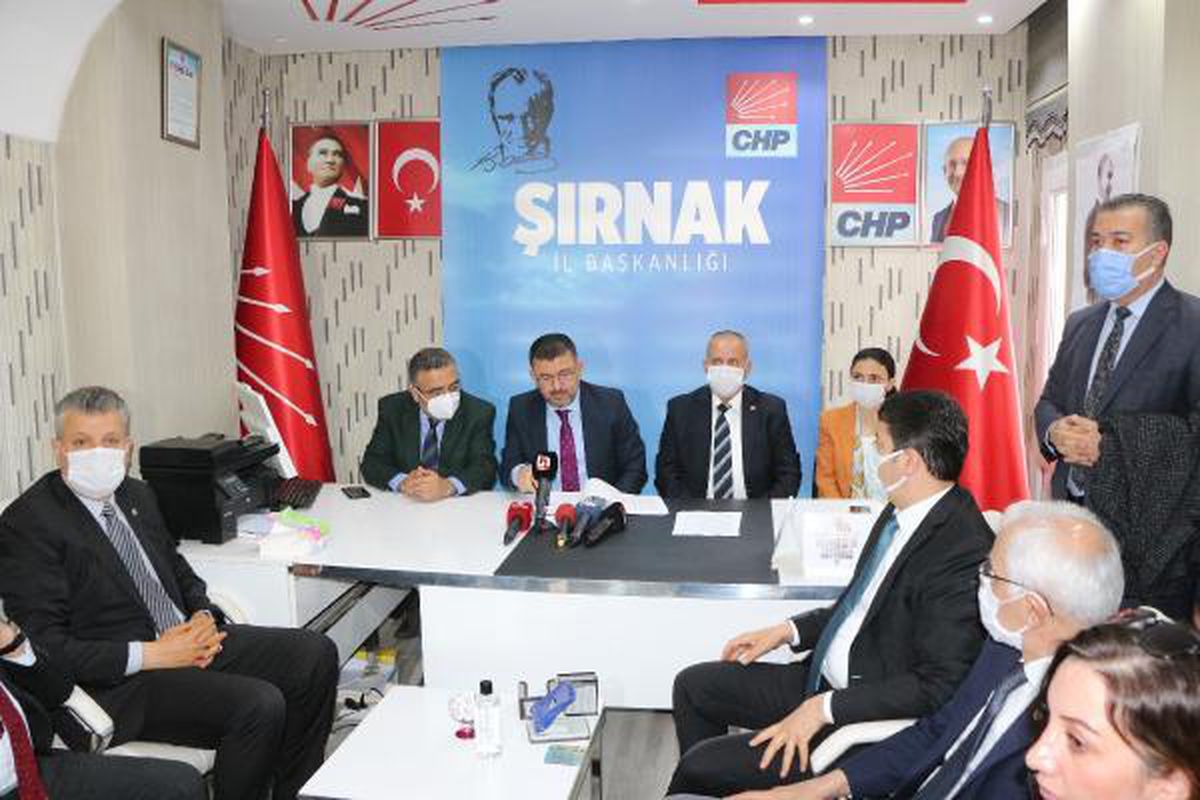 CHP Ekonomi Masası heyeti Şırnak\'ta