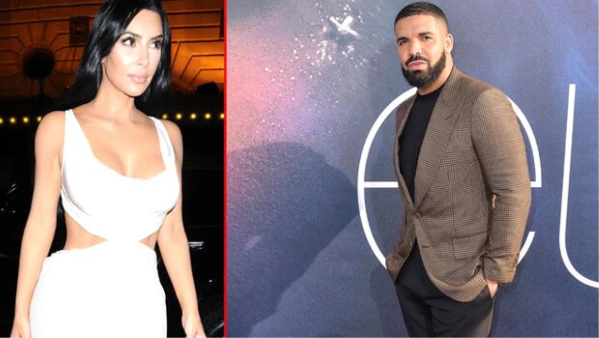 Drake, daha resmi olarak boşanmadan Kim Kardashian\'ın peşine düştü