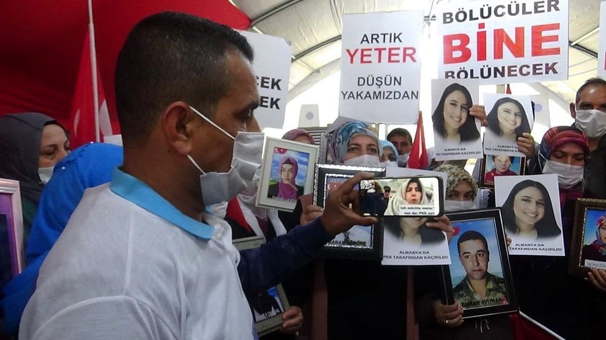 Son dakika gündem: Evlat nöbetindeki ailelerden Almanya\'da eylem yapan Maide Türemiş\'e destek