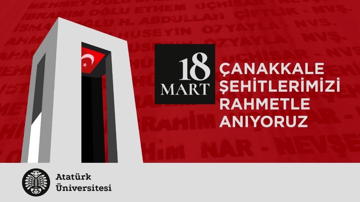 Rektör Çomaklı; "Çanakkale Zaferinin yıl dönümü kutlu olsun"