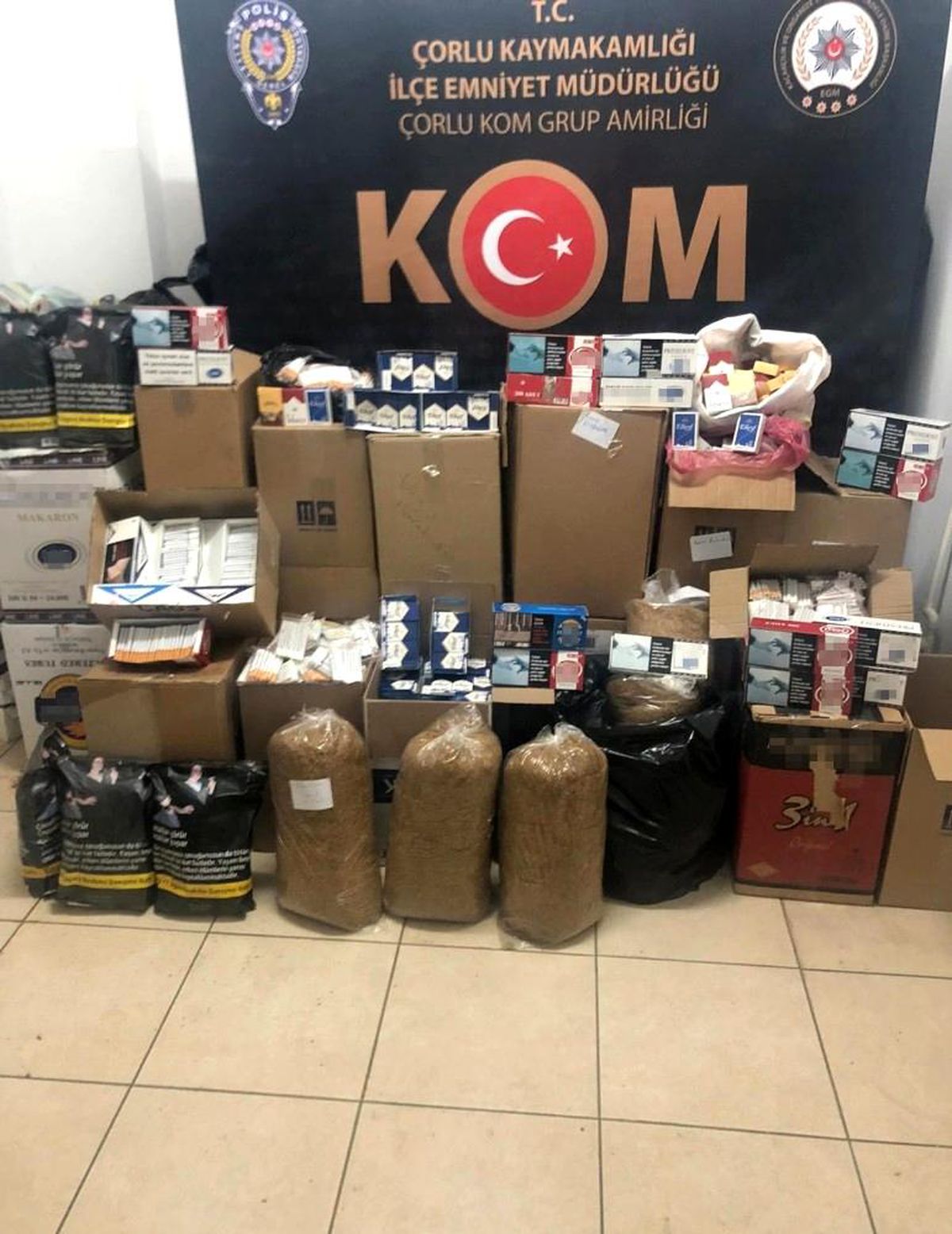 Son dakika haberi! Tekirdağ\'da tütün operasyonu