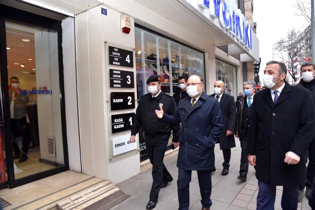 Vali Tutulmaz koronavirüs denetimine katıldı