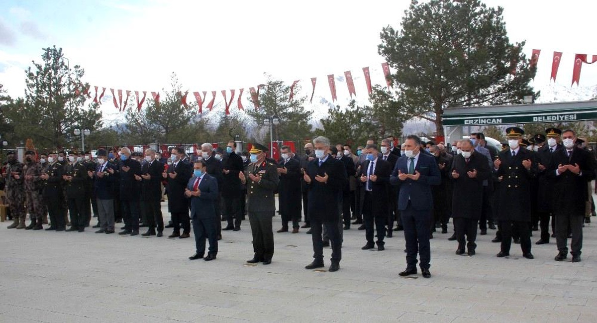 18 Mart Çanakkale Zaferi Erzincan\'da törenle kutlandı