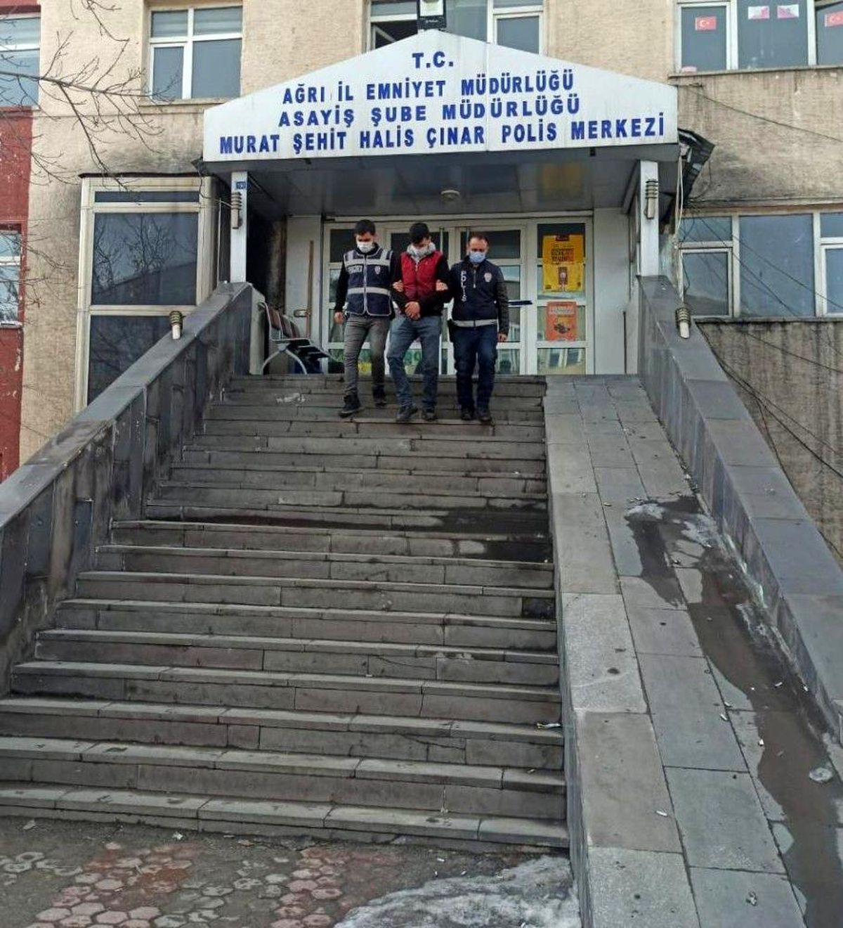 Ağrı\'da birçok suçtan kaydı bulunan zanlı tutuklandı