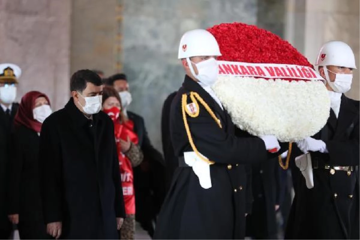 Ankara Valisi Şahin, Anıtkabir\'i ziyaret etti