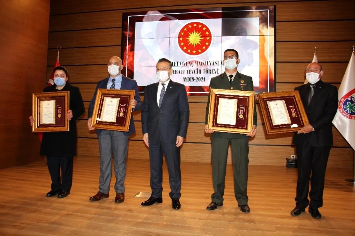 Aydın\'da Devlet Övünç Madalyası ve Beratı Tevcih Töreni gerçekleştirildi