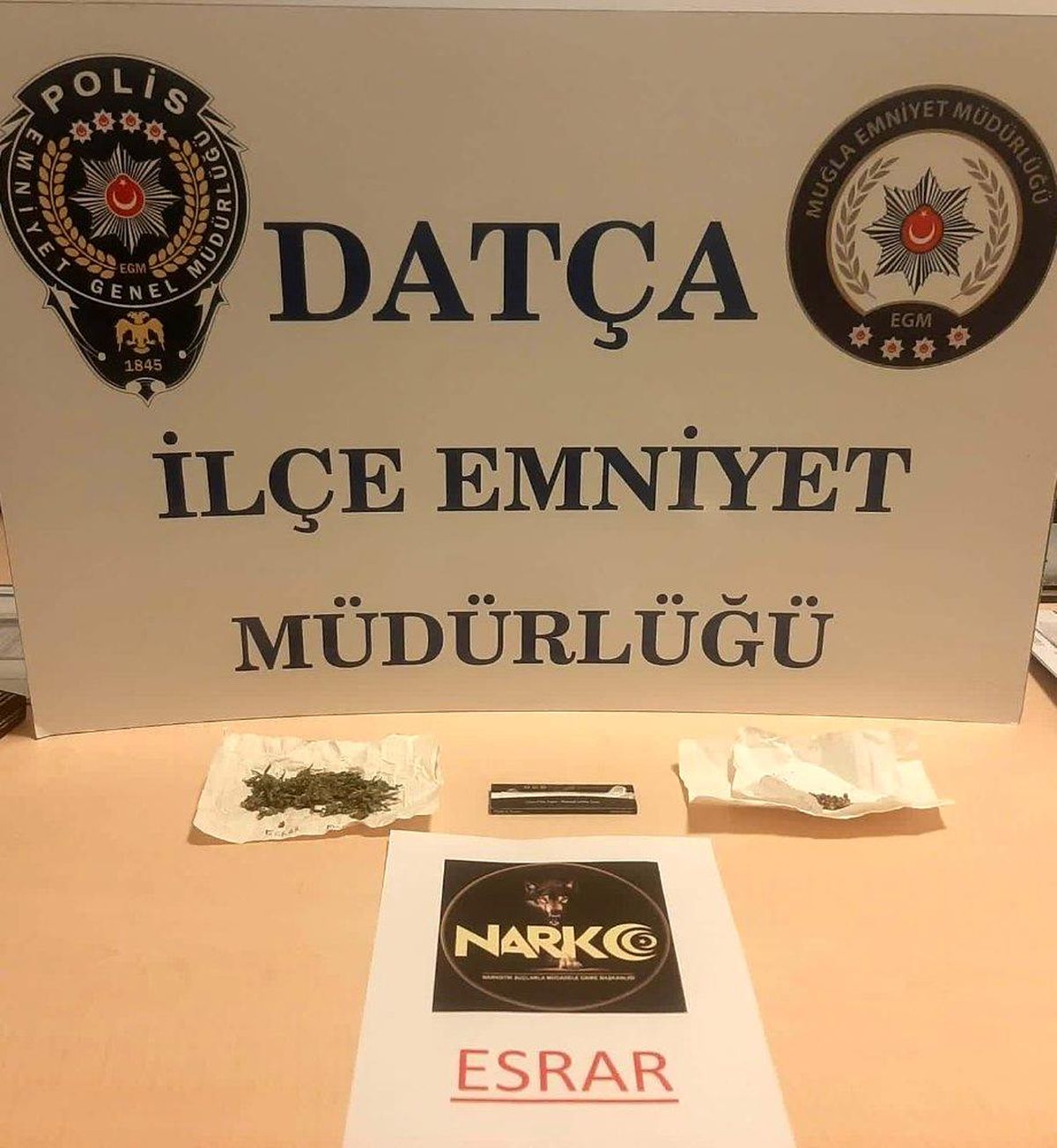 Datça\'da uyuşturucu operasyonu
