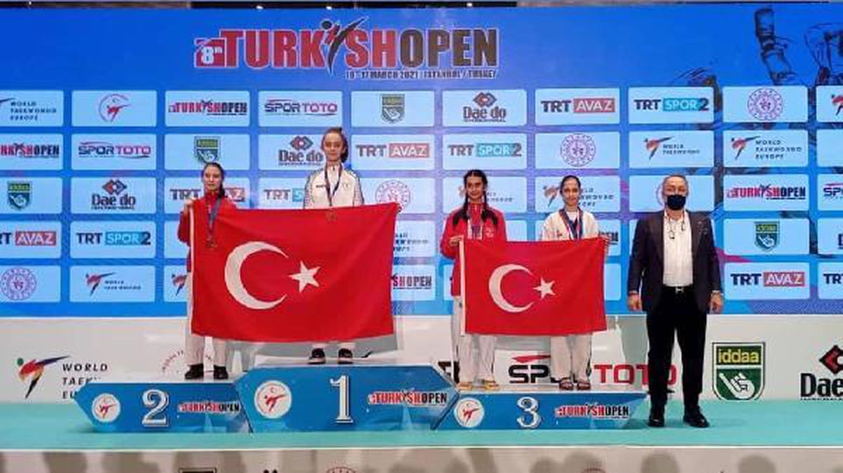 Denizlili tekvandocudan altın madalya