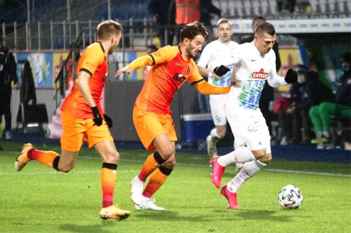 Galatasaray ile Çaykur Rizespor 40. randevuda