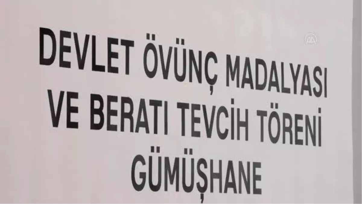 Son dakika haber: Gümüşhane\'de bir gaziye Devlet Övünç Madalyası takdim edildi