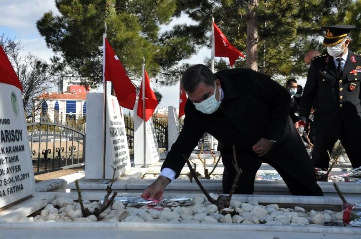 Karaman\'da Şehitleri Anma Günü ve Çanakkale Zaferi\'nin 106. yıldönümü etkinlikleri