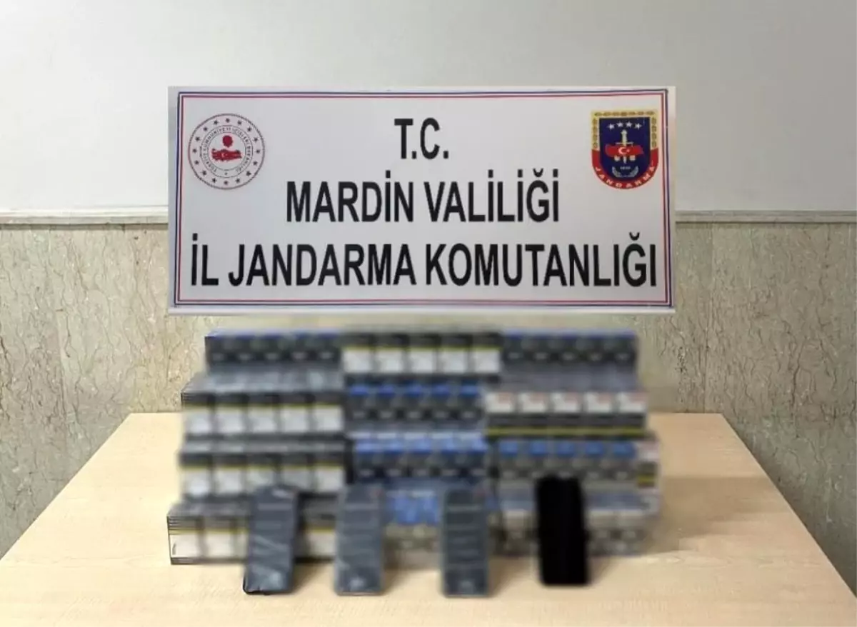 Mardin\'de yolcu otobüsünde kaçak sigara ele geçirildi