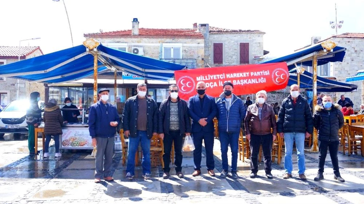 MHP Foça teşkilatından şehitler anısına lokma hayrı