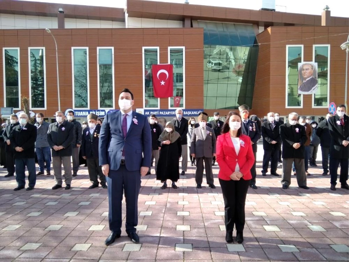 Pazaryeri\'nde 18 Mart Şehitleri Anma Günü ve Çanakkale Deniz Zaferi kutlaması