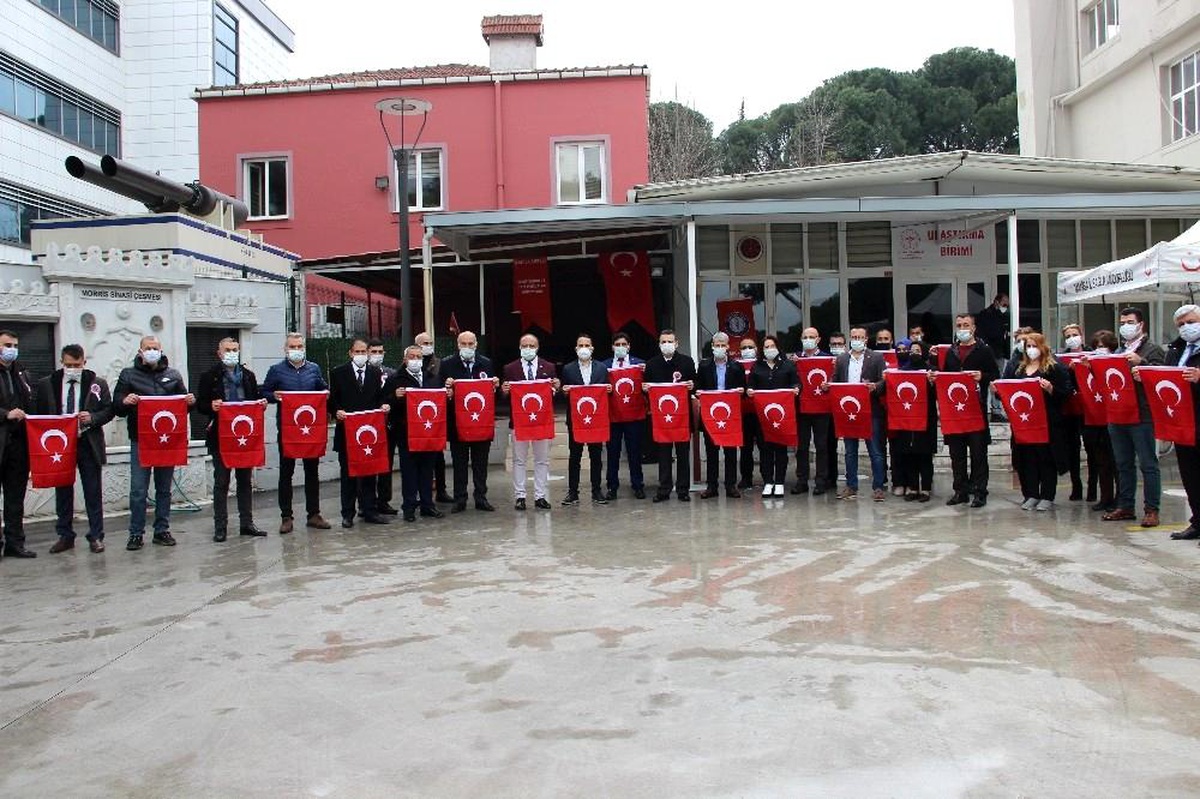 Son dakika haber! Sağlık çalışanları Çanakkale Zaferini unutmadı