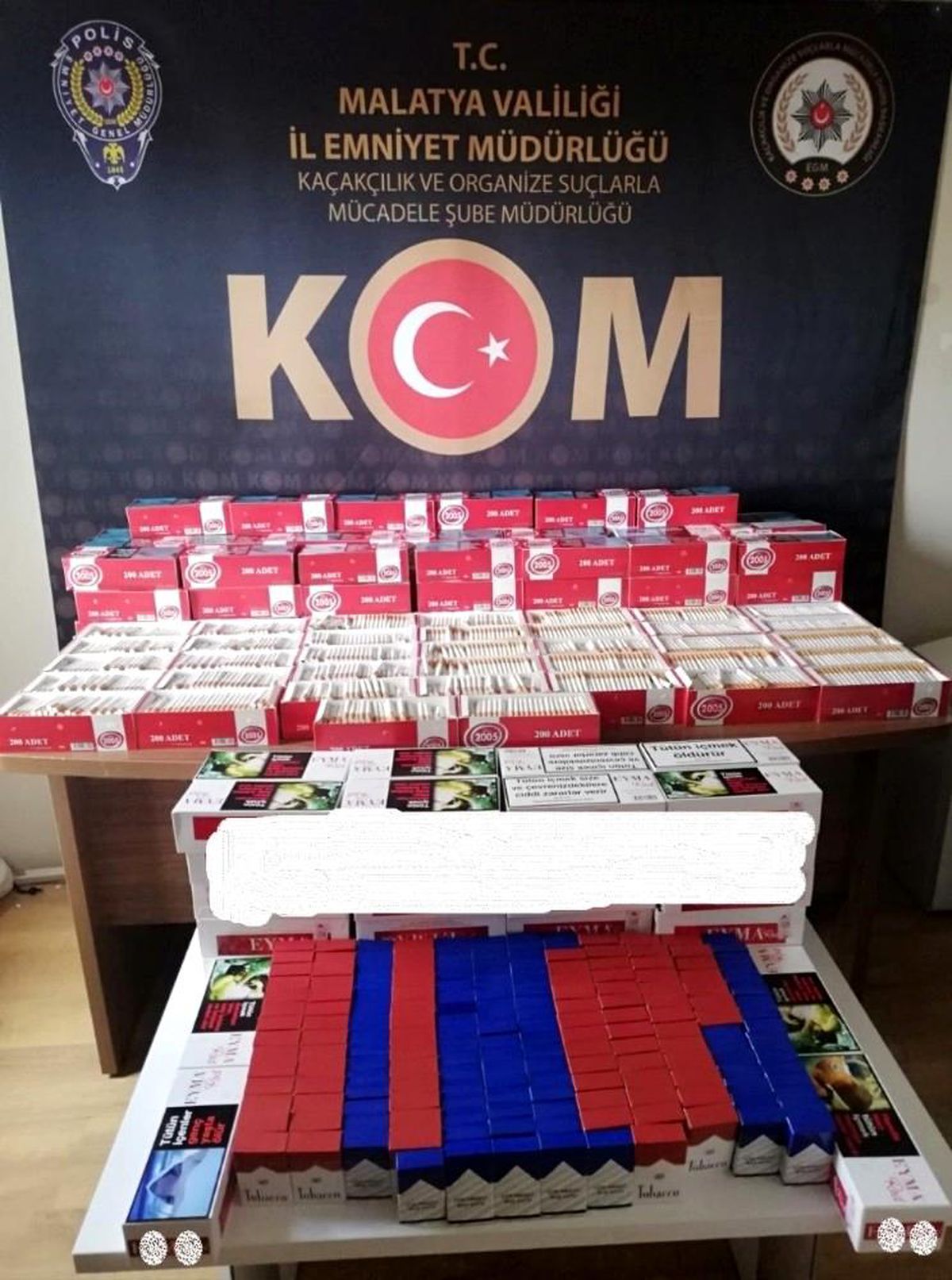 Sahte sigara malzemelerine el konuldu