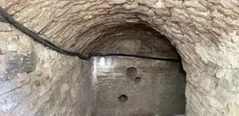 Anemas Zindanları'ndaki Bizans kalıntıları böyle görüntülendi