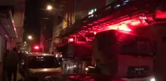 Bacada çıkan yangın mahalleliyi sokağa döktü