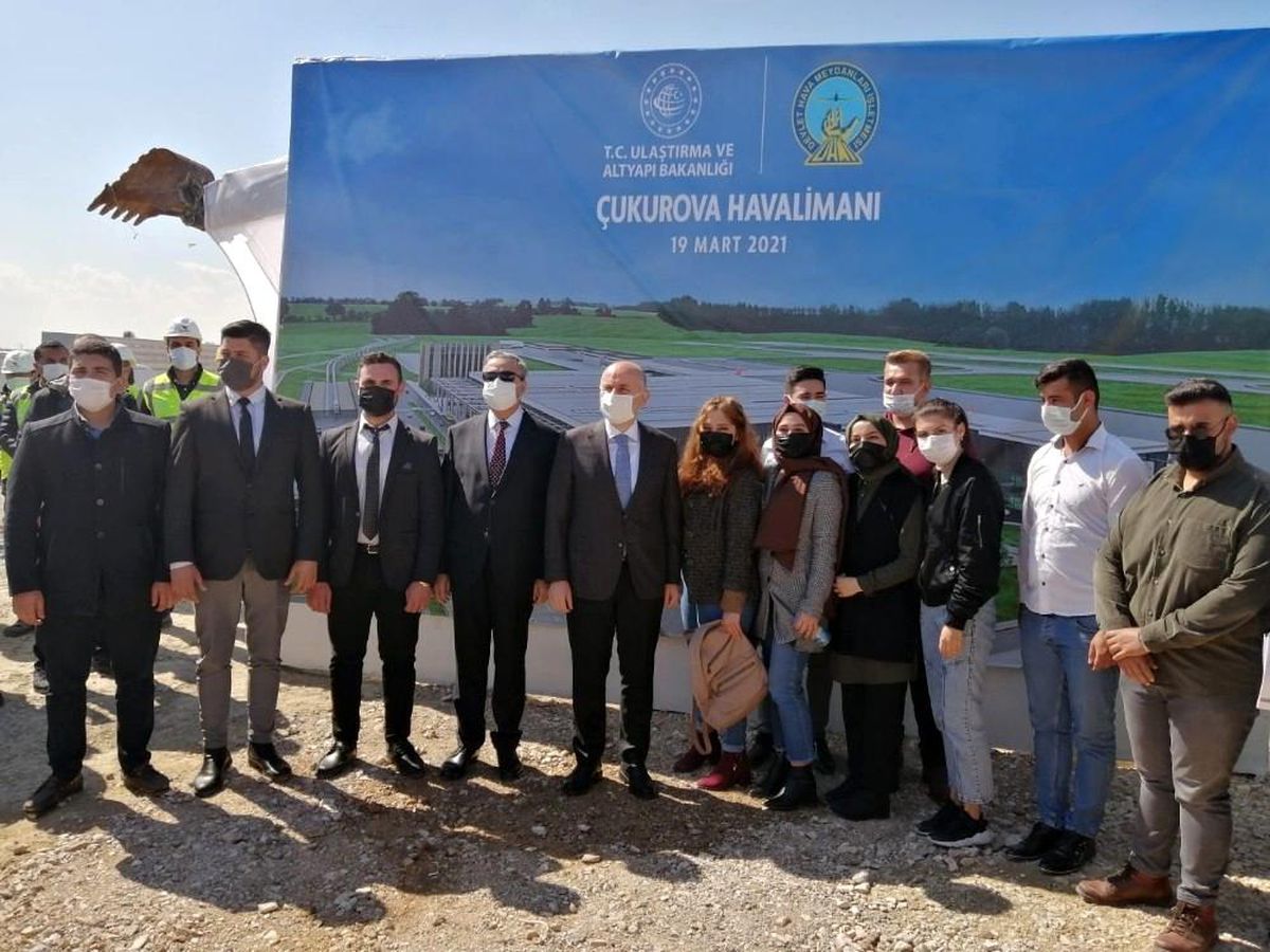 Ulaştırma ve Altyapı Bakanı Karaismailoğlu, Çukurova Havalimanının 2022\'de hizmete açılacağını söyledi Açıklaması