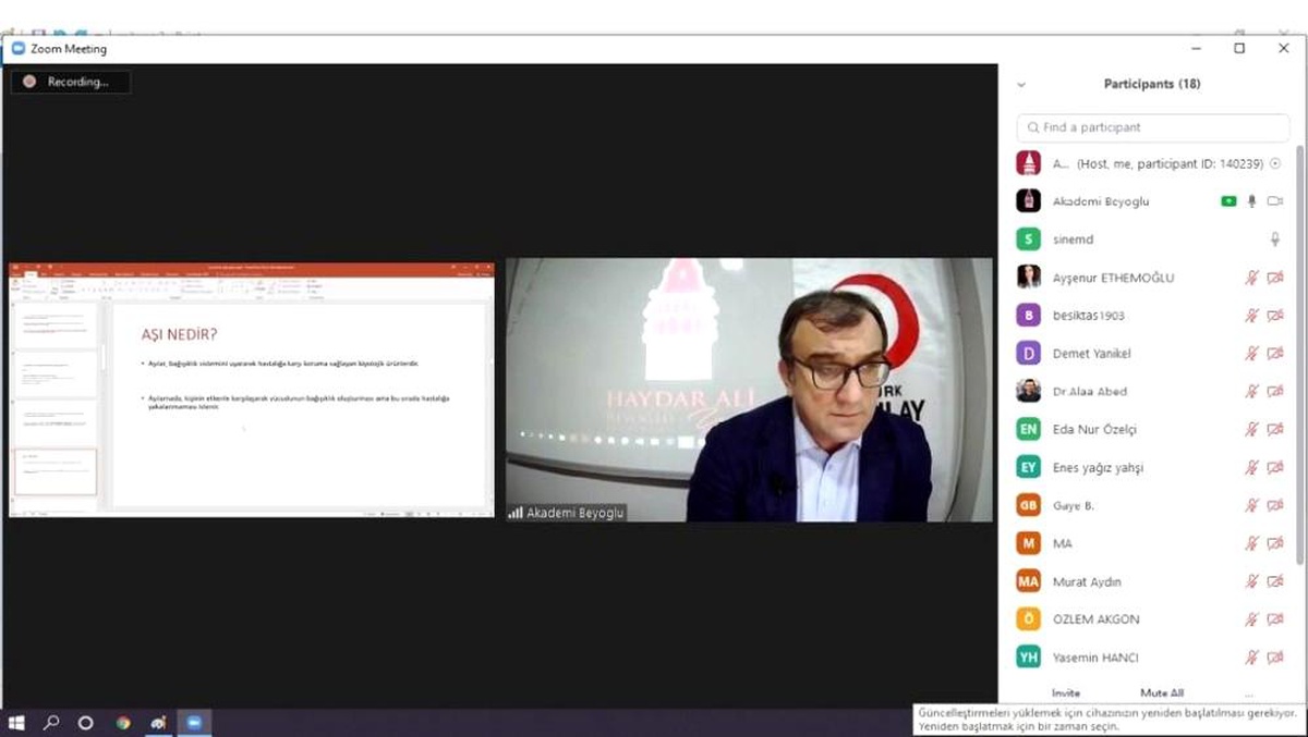 Son dakika haberi! Beyoğlu Sağlıklı Yaşam Akademisi\'nde online "Sağlıklı Çocuk Sağlıklı Toplum" Semineri