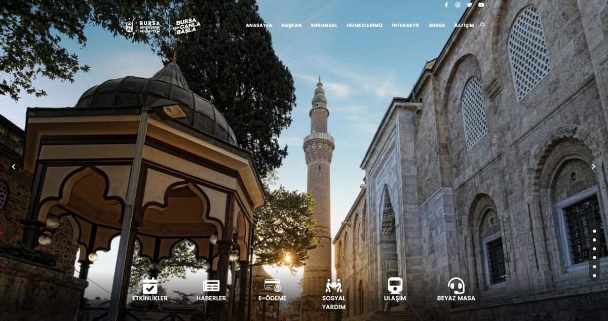 Büyükşehir\'in web sitesi yenilendi