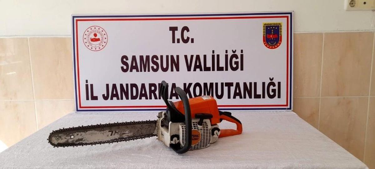 Çalıntı motorlu testere ikinci el internet sitesinde bulundu