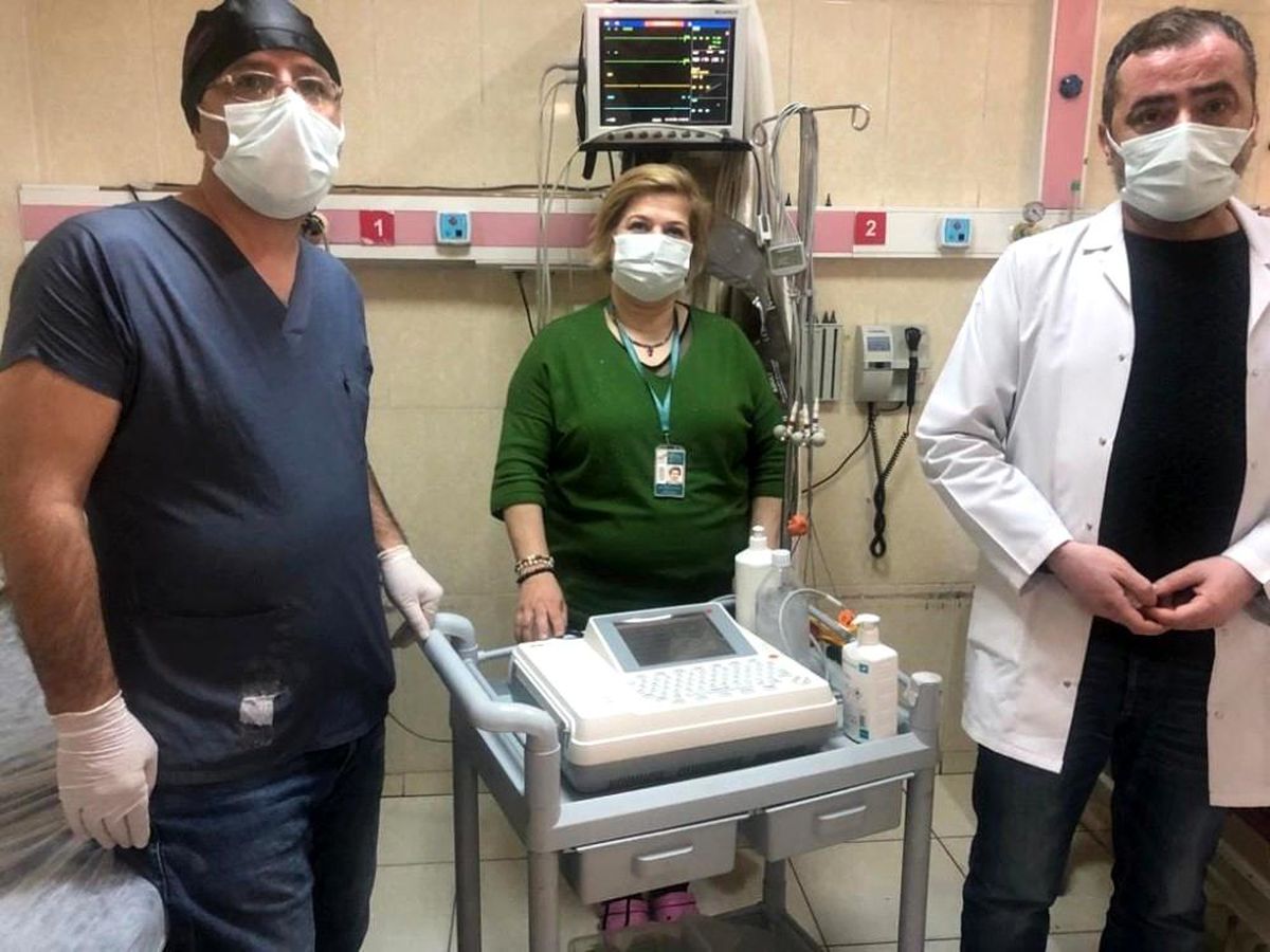 Çine Devlet Hastanesi\'ne EKG cihazı bağışlandı