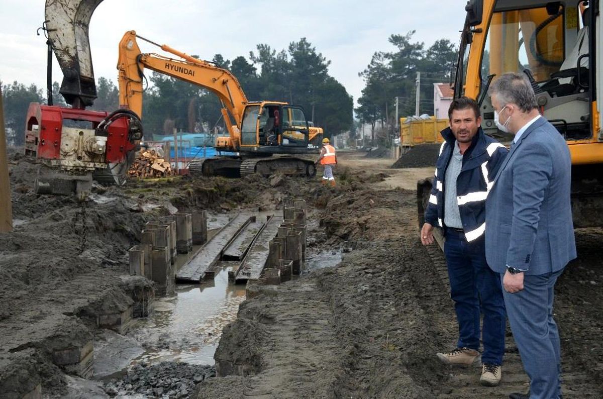 Dereköy\'ün alt yapı problemi çözülüyor