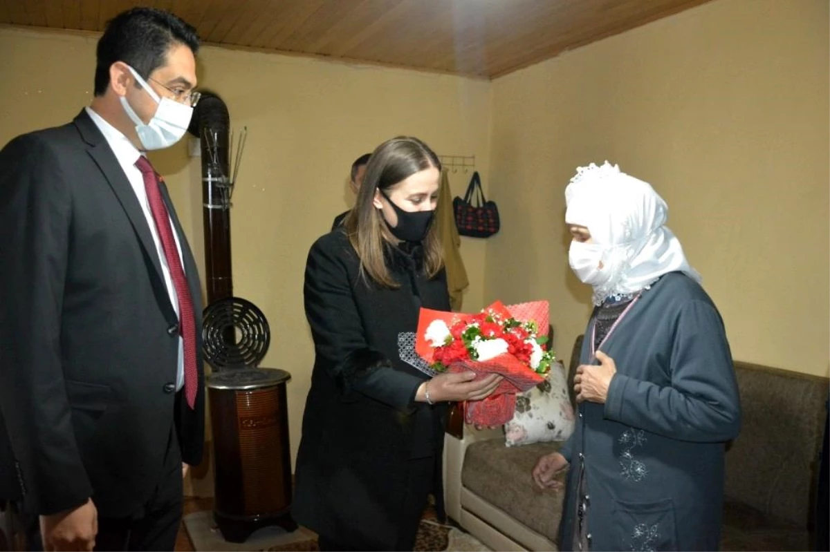 Son dakika haber... Kaymakam Yıldırım, şehit aileleri ve gazileri ziyaret etti