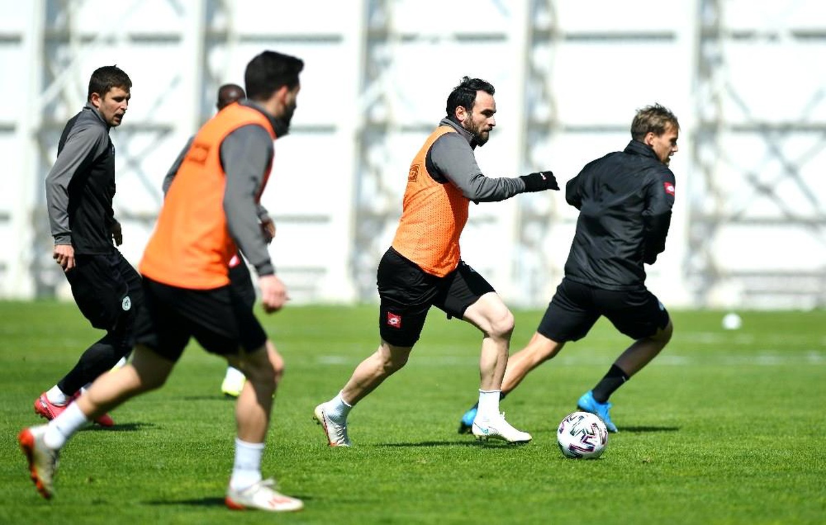 Konyaspor, Alanyaspor maçı hazırlıklarını sürdürdü