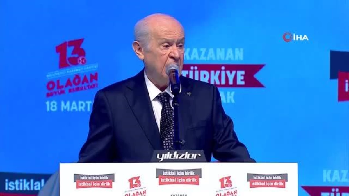 MHP Genel Başkanı Bahçeli: "Ey CHP yönetimi, sizin nereniz Türk ki Andımız\'a sahip çıkacaksınız"