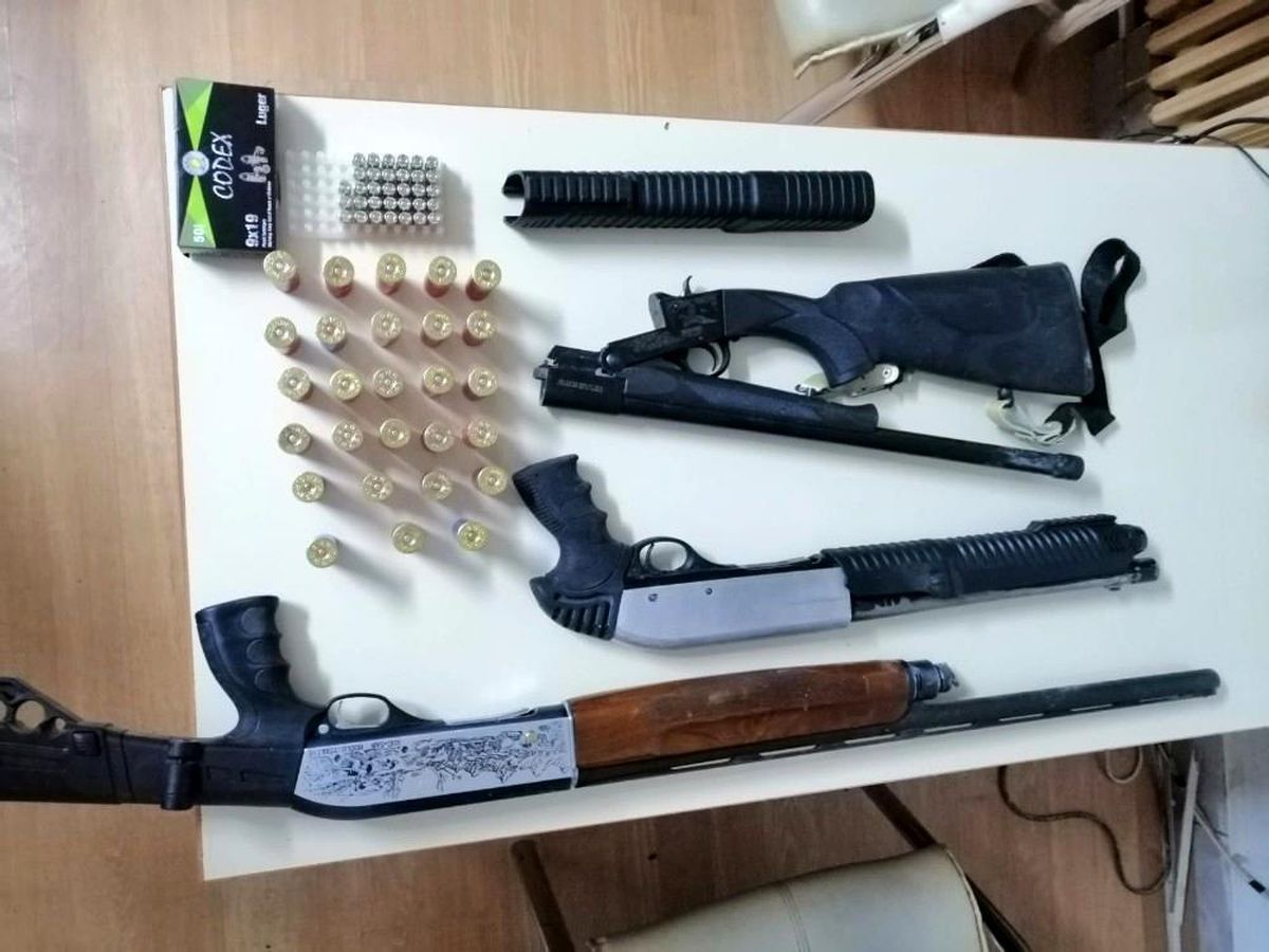 Polis silahlı saldırıda kullanılan 3 adet pompalı tüfeği buldu