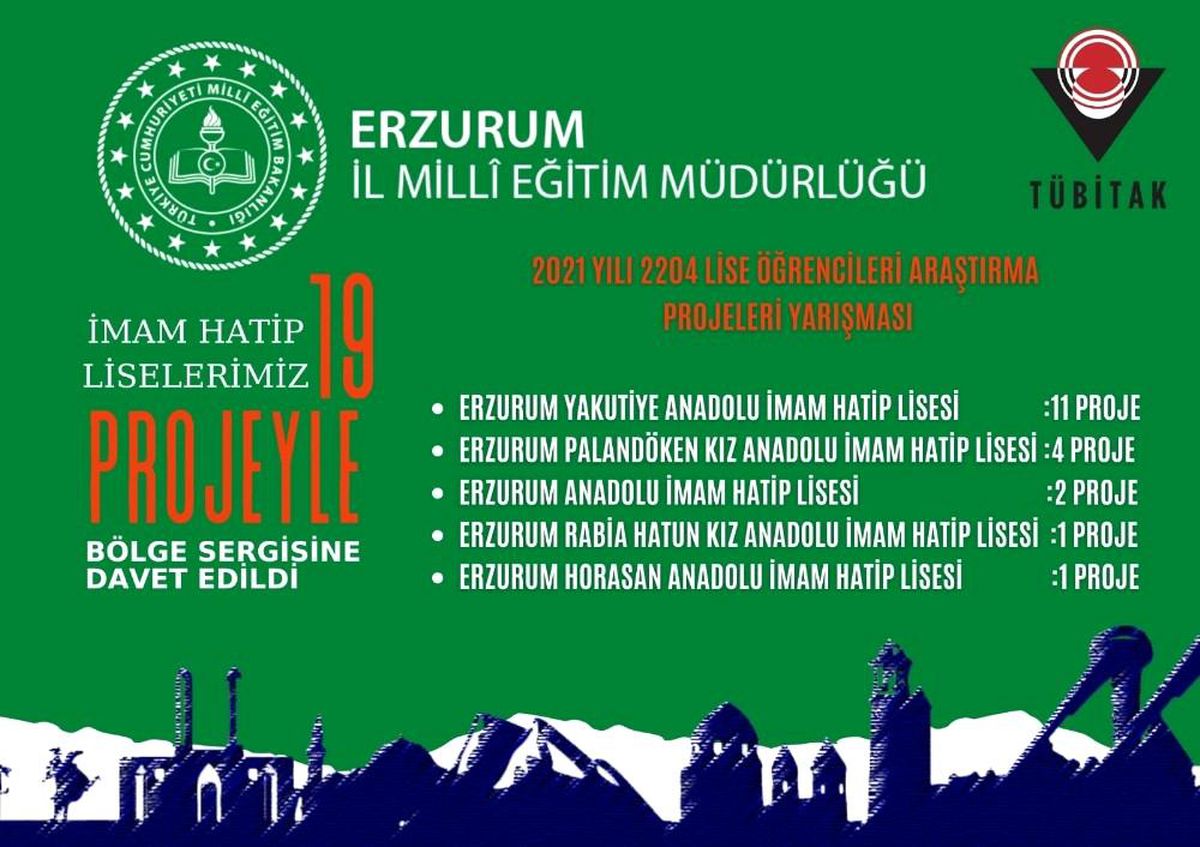 Yarışmacıların yarısı Erzurum\'dan