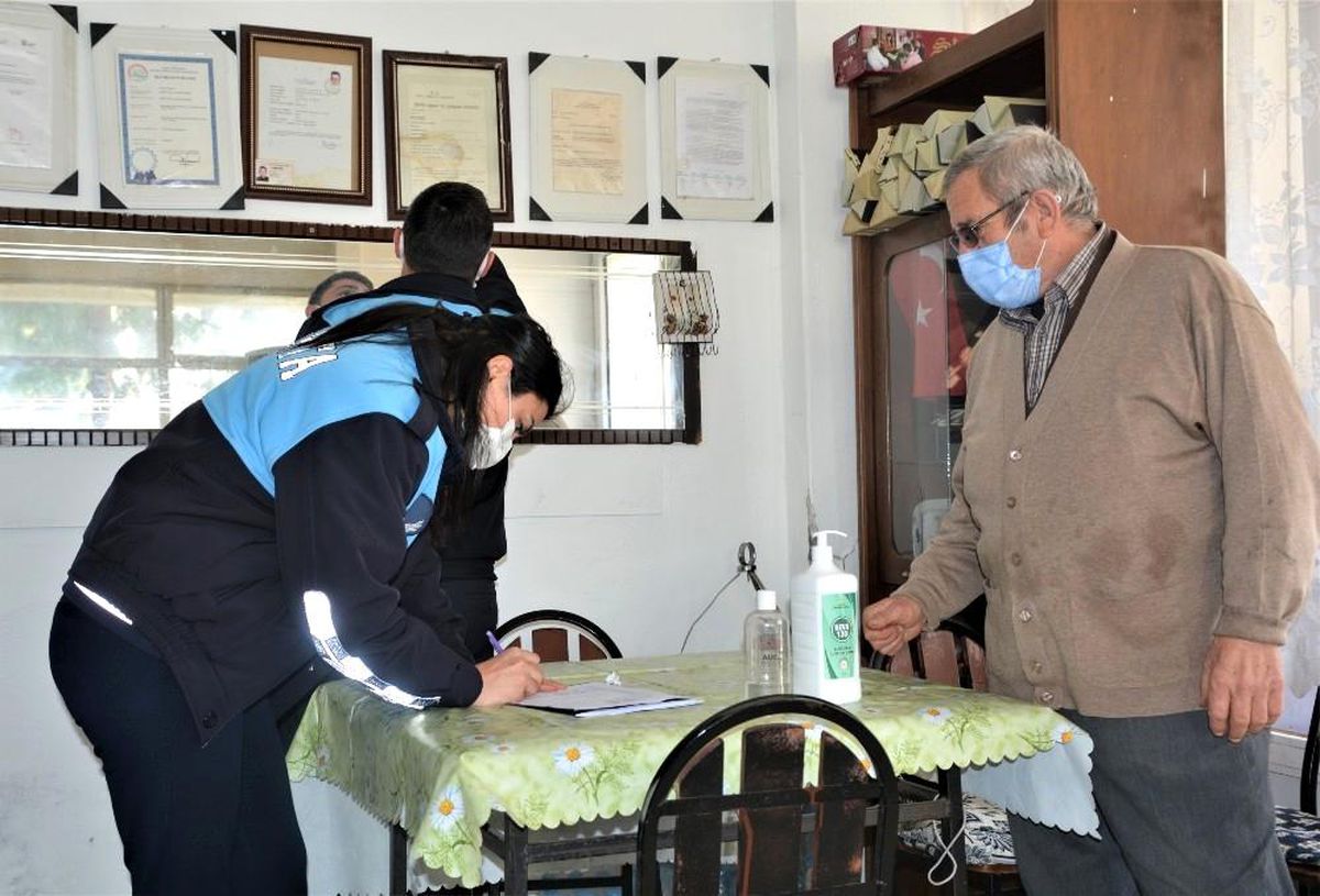 Aliağa\'da korona virüsü denetimleri