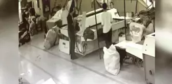 Bağcılar'daki konfeksiyon atölyesindeki patlama güvenlik kamerasına yansıdı
