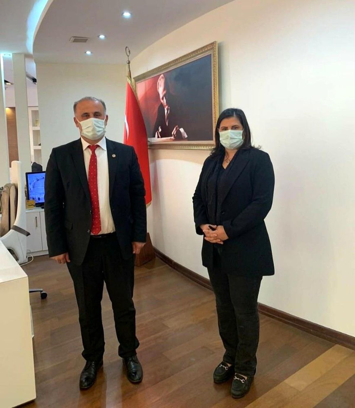 Başkan Kaya\'dan Çeçioğlu\'na teşekkür ziyareti