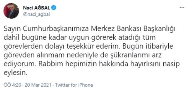 Berat Albayrak ve Naci Ağbal'ın veda mesajlarındaki ortak nokta dikkat çekti