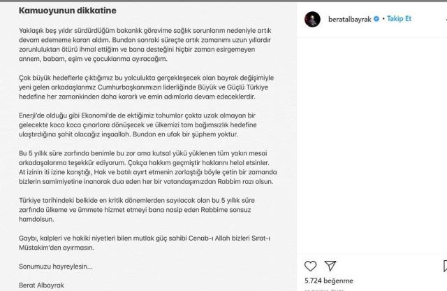 Berat Albayrak ve Naci Ağbal'ın veda mesajlarında ortak bir nokta dikkat çekti