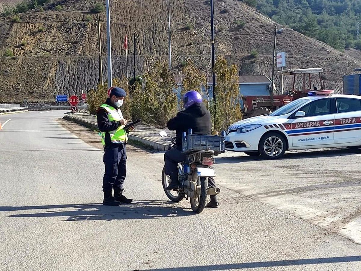 Son dakika haber: Jandarmadan motosiklet denetimi